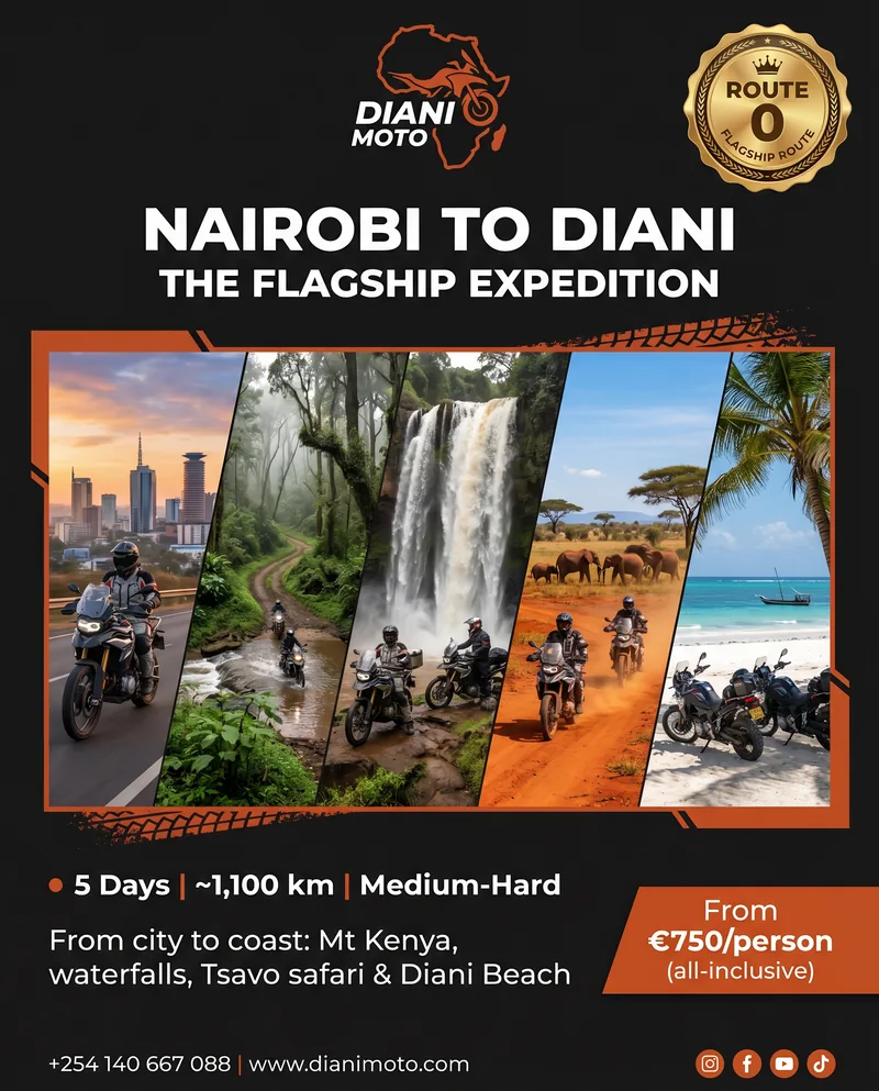 Route 2: Nairobi – Diani